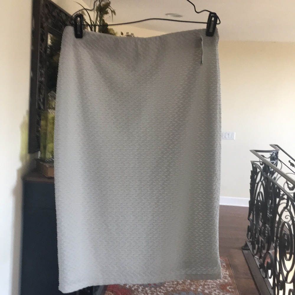While skirt. L NWT